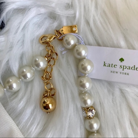 NEW Kate Spade pearl diamond necklace - Picture 4 of 7